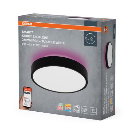 Osram - LED RGBW dimbar taklampa SMART+ ORBIS LED/28W/230V Ø 35 cm 2700–6500 K Wi-Fi