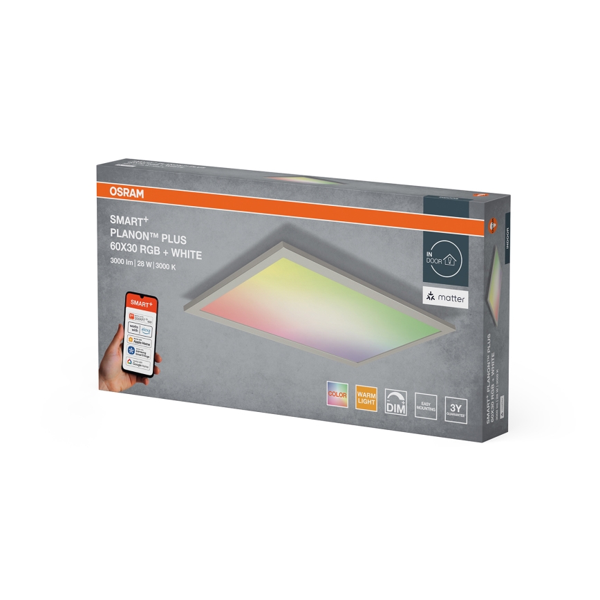 Osram -LED RGBW Dimbart takarmatur SMART+ PLANON LED/28W/230V 60x30 cm Wi-Fi