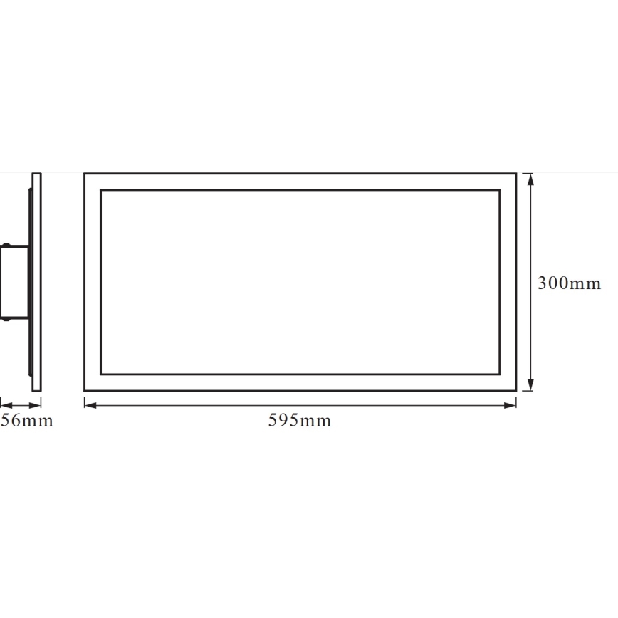Osram -LED RGBW Dimbart takarmatur SMART+ PLANON LED/28W/230V 60x30 cm Wi-Fi