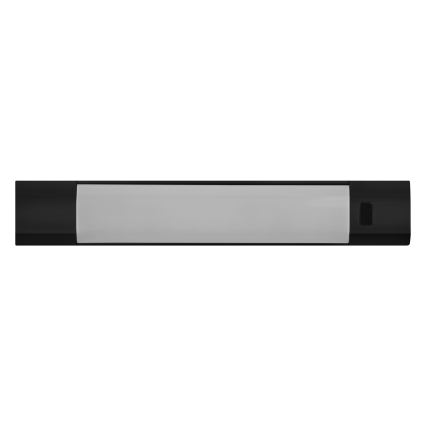 Osram - LED RGBW, dimbar underbyggnadsarmatur med rörelsesensor, LINEAR EDGE LED/4W/230V 30 cm, svart + fjärrkontroll