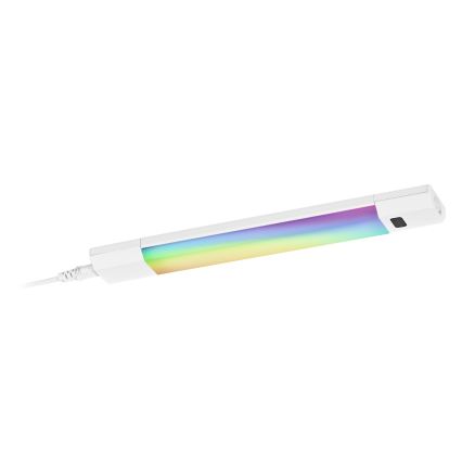 Osram - LED RGBW dimmbar underskåpsarmatur med rörelsesensor LINEAR EDGE LED/4W/230V 30 cm vit + fjärrkontroll