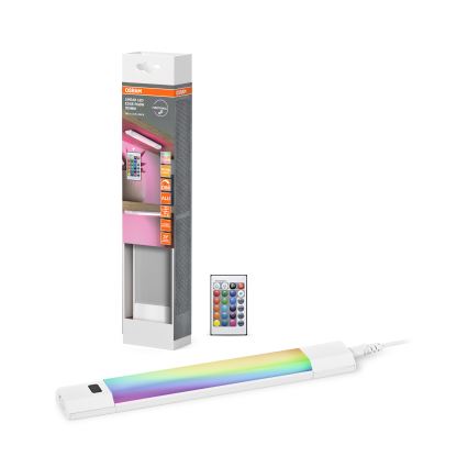 Osram - LED RGBW dimmbar underskåpsarmatur med rörelsesensor LINEAR EDGE LED/4W/230V 30 cm vit + fjärrkontroll