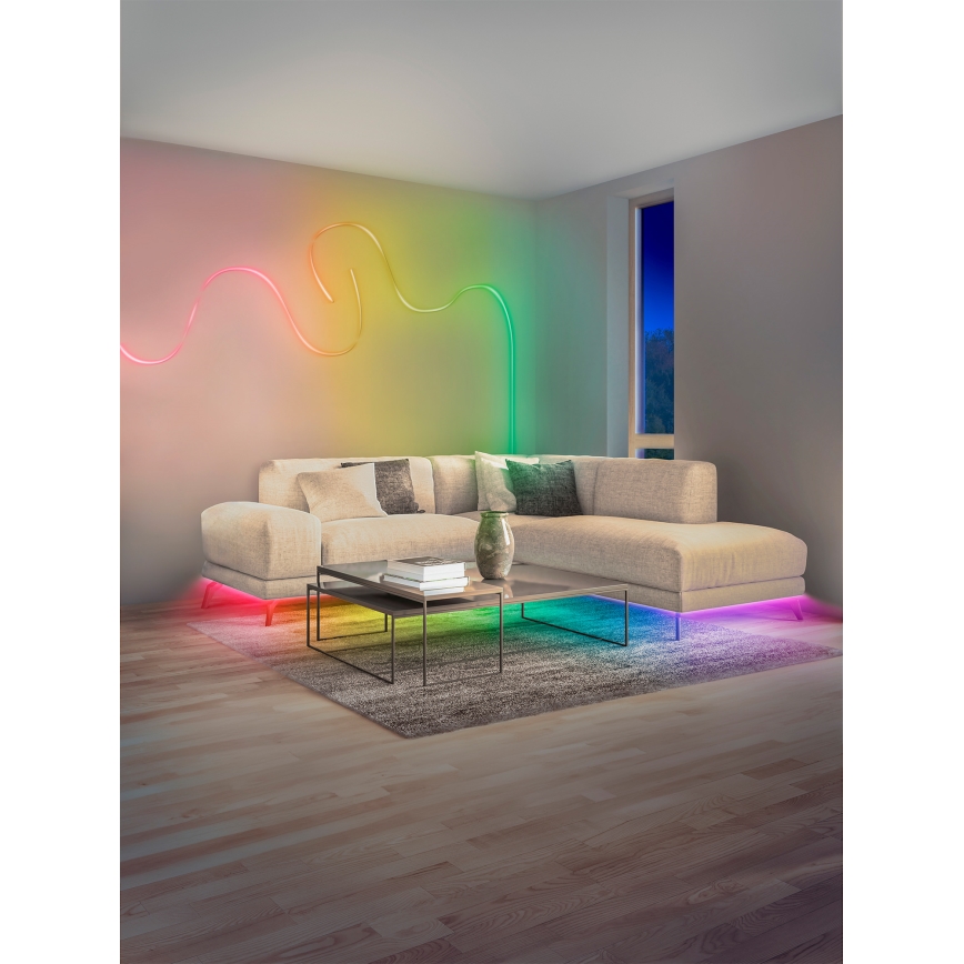 Osram - LED RGBW dimbar utomhus-LED-remsa SMART+ MAGIC 5 m LED/21 W/230 V IP44 Wi‑Fi + fjärrkontroll