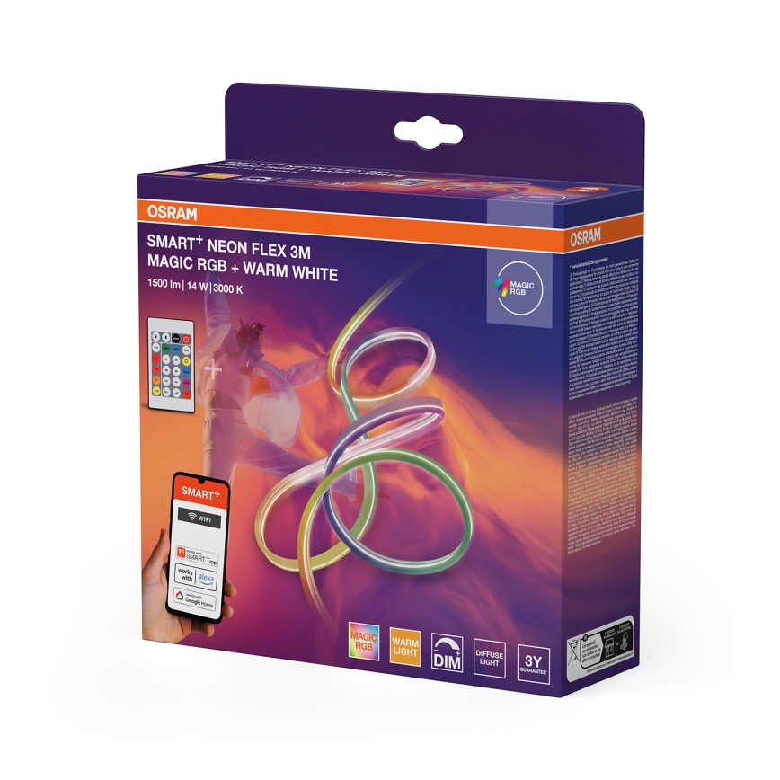 Osram - LED RGBW dimbar utomhusremsa SMART+ MAGIC 3m LED/14W/230V IP44 Wi-Fi + fjärrkontroll