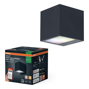 Osram - LED RGBW Dimbar utomhusväggarmatur SMART+ BRICK LED/14W/230V IP44 Wi‑Fi
