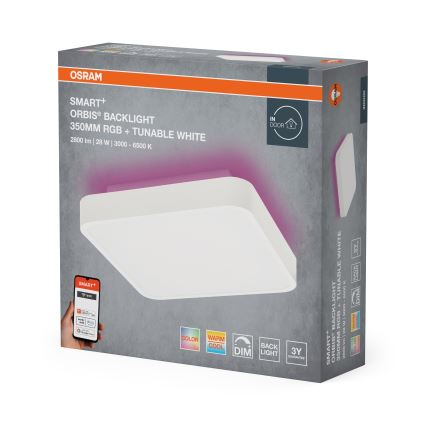 Osram - LED RGBW dimbar taklampa SMART+ ORBIS LED/28W/230V 35x35 cm 2700-6500K Wi-Fi