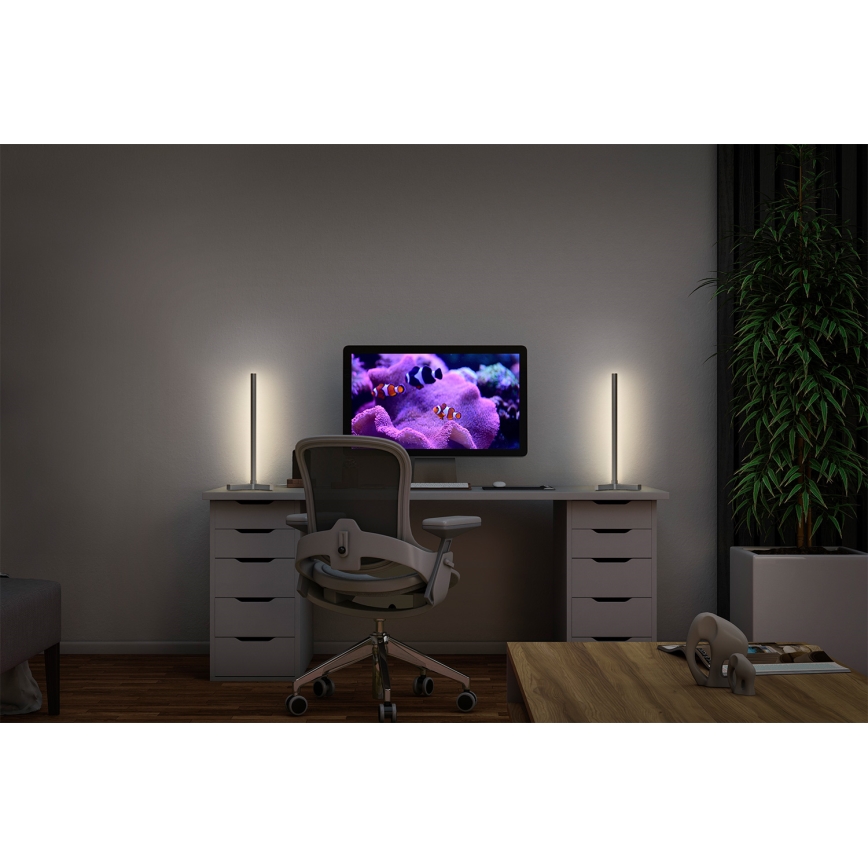 Osram - LED RGBW dimbar bordslampa SMART+ MAGIC LED/7,5W/230V 2700-6500K silver Wi‑Fi + fjärrkontroll