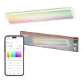 Osram - LED RGBW dimmerbar taklampa SMART+ PLANON LED/40W/230V 2800-6500K 98x20 cm Wi-Fi IP54 vit