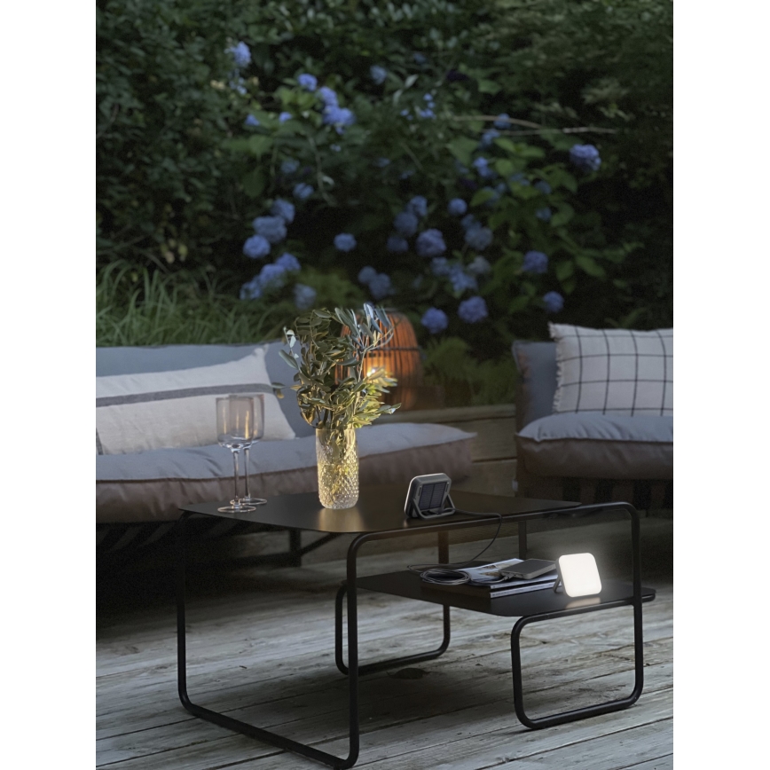 Osram - LED solcellsdriven bärbar lampa NIGHTLUX LED/2W/5V IP54 grå