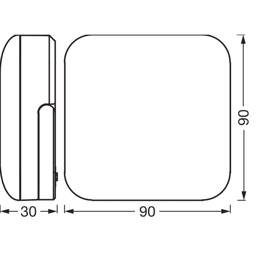 Osram - LED solcellsdriven bärbar lampa NIGHTLUX LED/2W/5V IP54 grå