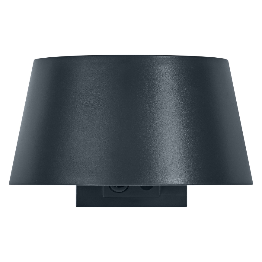 Osram - LED-solcellsdriven vägglampa med sensor ENDURA STYLE LED/10,1W/4,2V 2000 mAh IP54 antracit