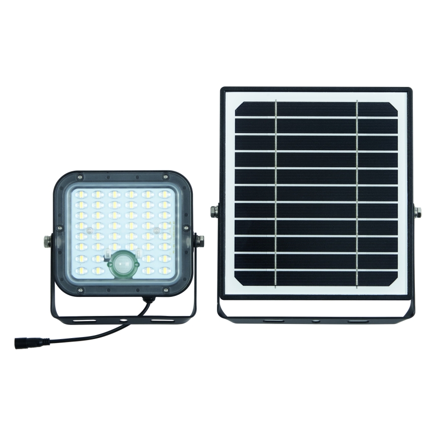 Osram - LED Dimmbar solcellsstrålkastare med sensor ENDURA LED/10W/4,2V 4000K IP65 svart + fjärrkontroll