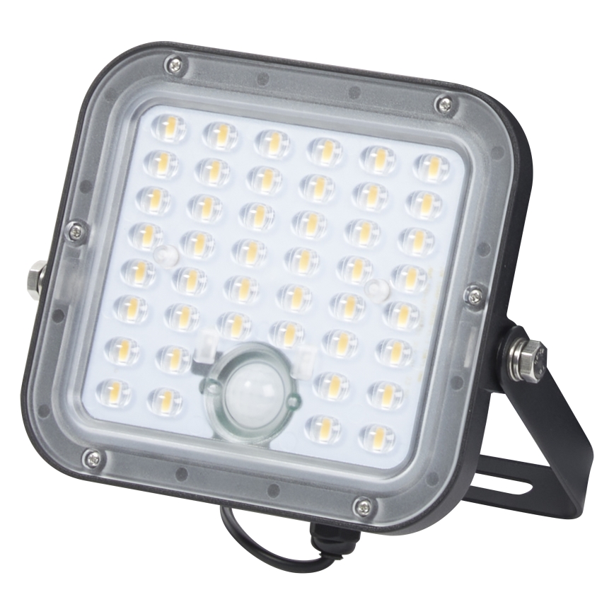 Osram - LED Dimmbar solcellsstrålkastare med sensor ENDURA LED/10W/4,2V 4000K IP65 svart + fjärrkontroll