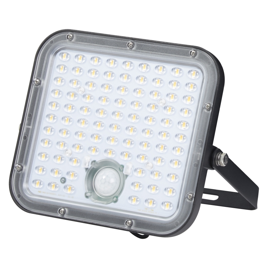 Osram - LED dimbar solcellsstrålkastare med sensor ENDURA LED/30W/6,4V 4000K IP65 svart + fjärrkontroll