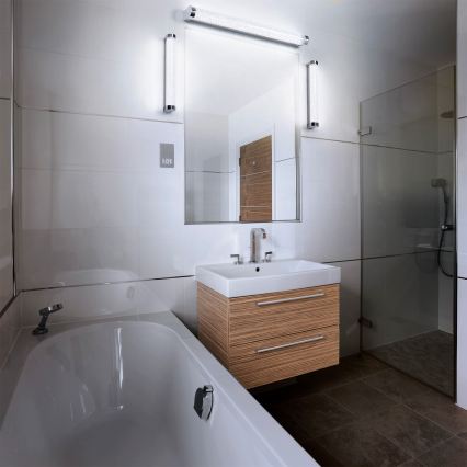 Osram - Dimbar LED-badrumsspegelbelysning ORBIS TUBE LED/12W/230V 3000/4000K 60 cm IP44 mattkrom