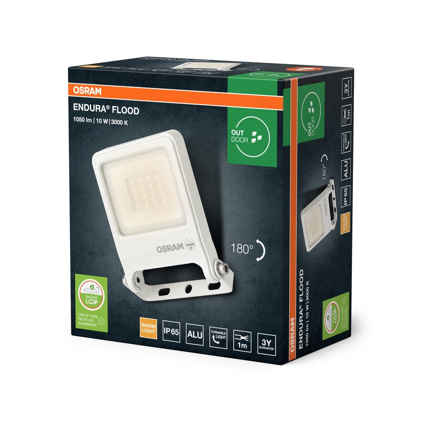 Osram - LED-strålkastare ENDURA LED/10W/230V 3000K IP65
