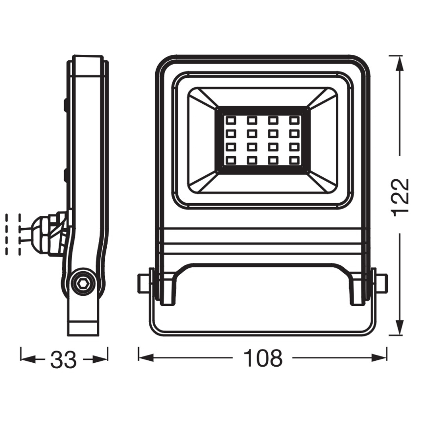 Osram - LED-strålkastare ENDURA LED/10W/230V 4000K IP65