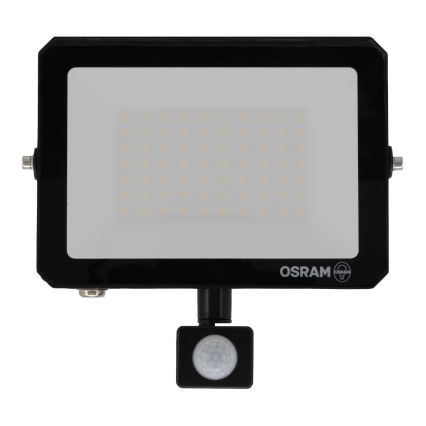 Osram - LED-strålkastare med rörelse- och skymningssensor FLOODLIGHT LED/50W/230V 3000K IP65 svart