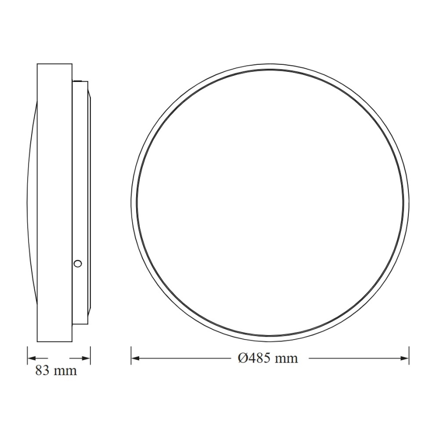 Osram - LED takarmatur CEILING LUXO LED/36W/230V Ø 49 cm vit