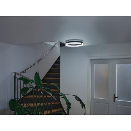 Osram - LED-taklampa DECOR CIRCLE LED/25W/230V 3000/4000/6500K Ø 40 cm svart/vit