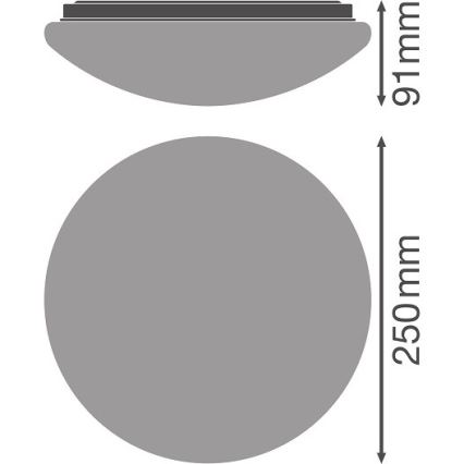 Osram - LED-takarmatur ESSENTIAL LED/13W/230V 4000K Ø 25 cm