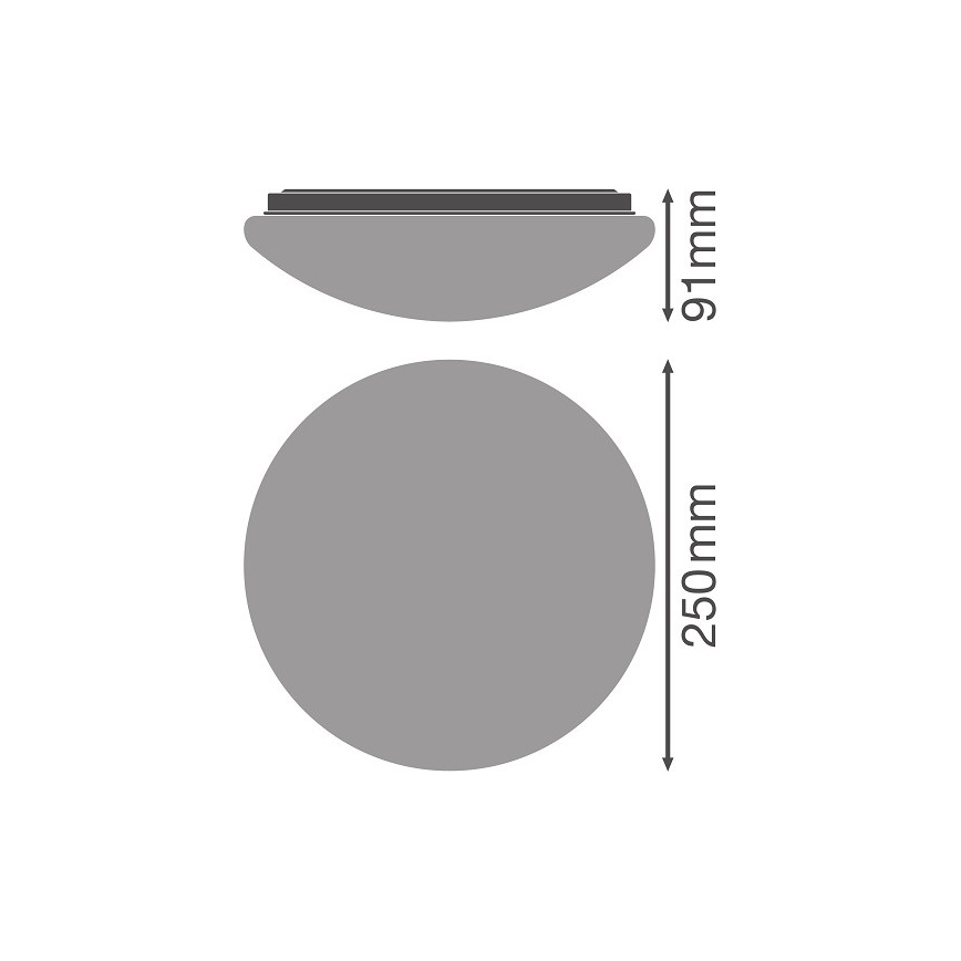 Osram - LED-takarmatur ESSENTIAL LED/13W/230V 4000K Ø 25 cm