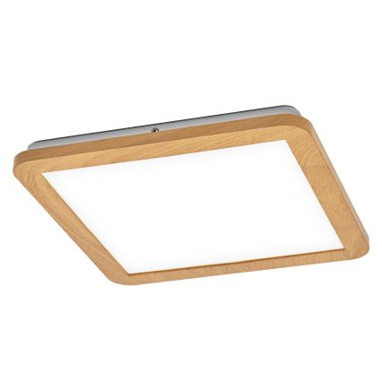 Osram - LED badrumsarmatur ORBIS DISC LED/22W/230V 3000/4000K 30x30 cm IP44 brun