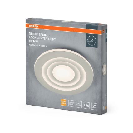 Osram - LED-takarmatur ORBIS SPIRAL LED/42W/230V Ø 50,5 cm vit