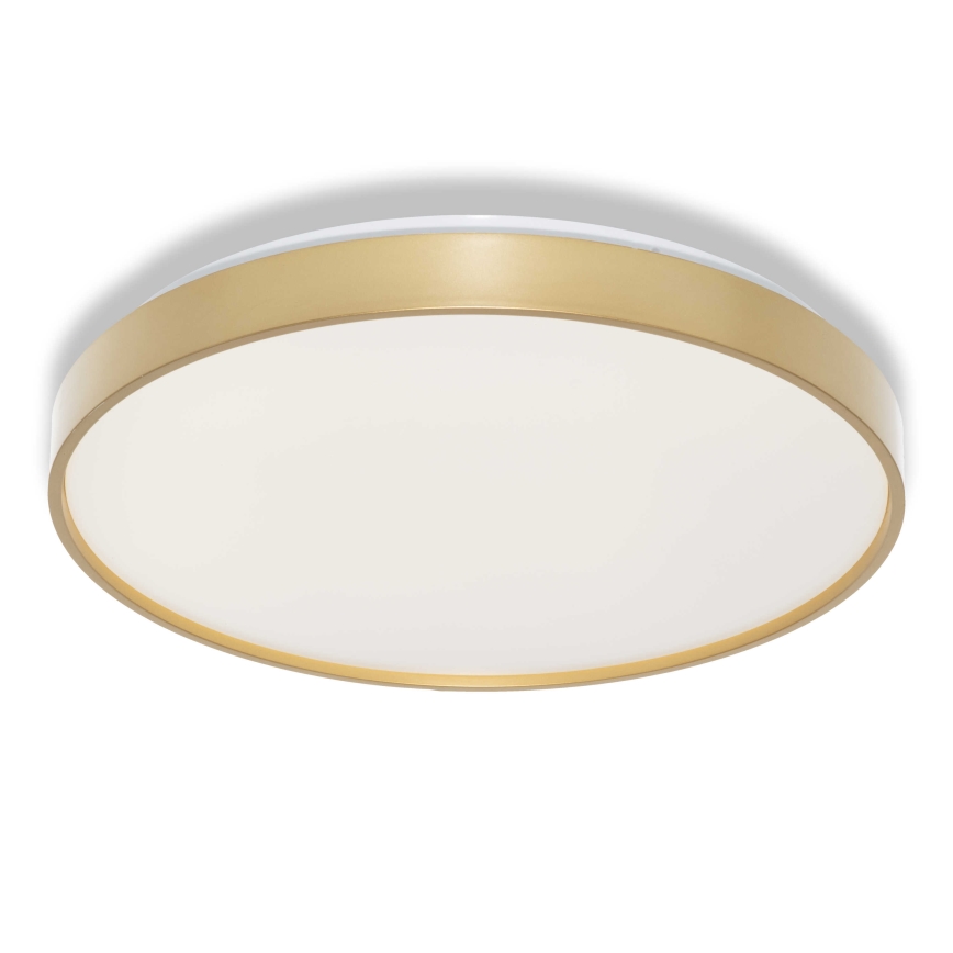 Osram - LED-taklampa med skymningssensor CEILING LUXO LED/24W/230V Ø 38 cm, guldfärgad