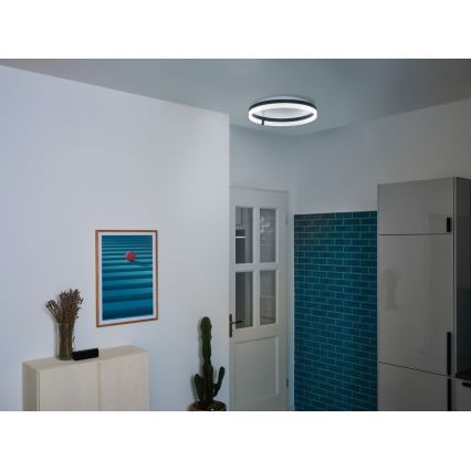 Osram - LED taklampa DECOR CIRCLE LED/32W/230V 3000/4000/6500K Ø 50 cm svart/vit