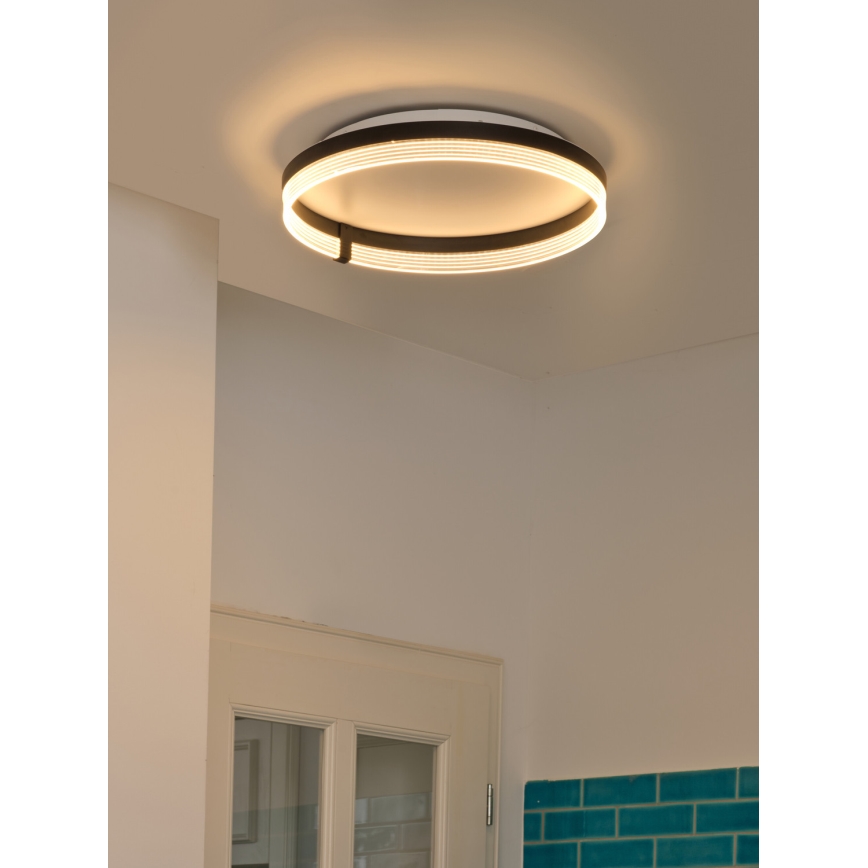 Osram - LED taklampa DECOR CIRCLE LED/32W/230V 3000/4000/6500K Ø 50 cm svart/vit