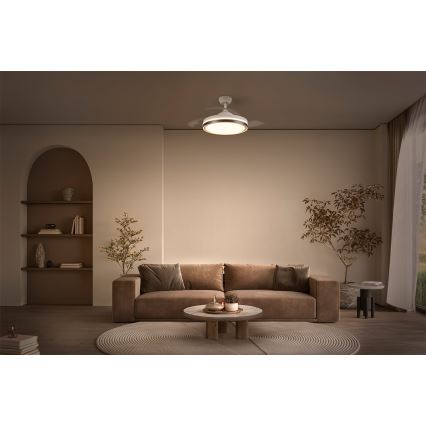 Osram - LED taklampa med fläkt CEILING FAN LED/66W/230V 3000/4000/6500K vit + fjärrkontroll
