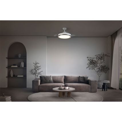 Osram - LED taklampa med fläkt CEILING FAN LED/66W/230V 3000/4000/6500K vit + fjärrkontroll