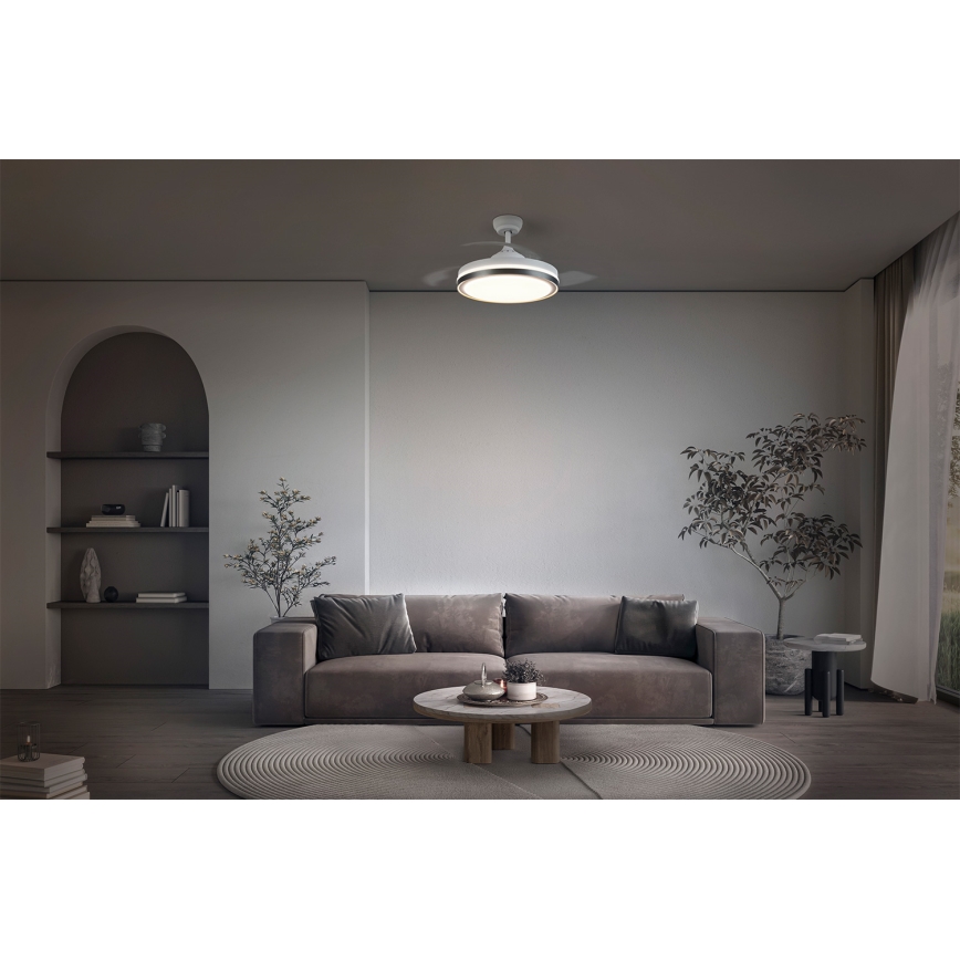 Osram - LED taklampa med fläkt CEILING FAN LED/66W/230V 3000/4000/6500K vit + fjärrkontroll