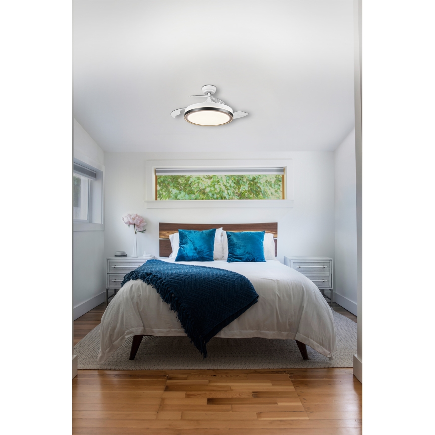 Osram - LED taklampa med fläkt CEILING FAN LED/66W/230V 3000/4000/6500K vit + fjärrkontroll