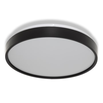 Osram - LED-taklampa med skymningssensor CEILING LUXO LED/18W/230V Ø 32 cm svart