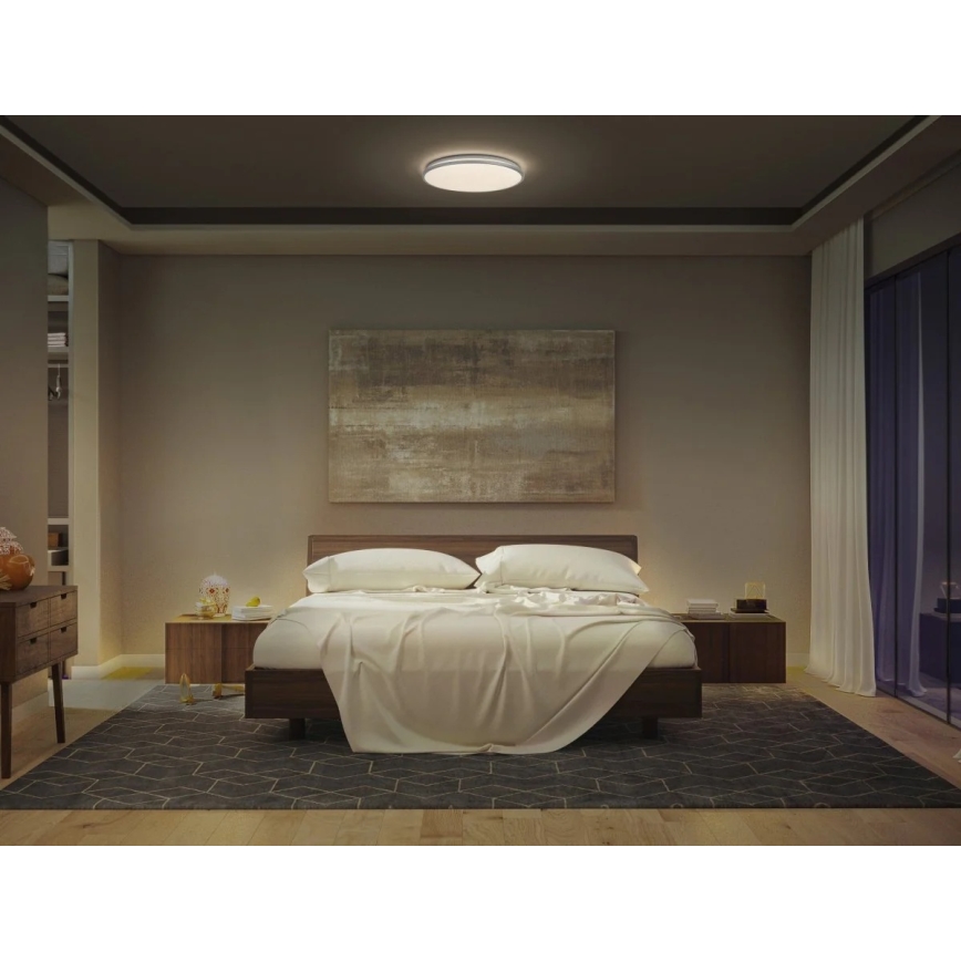 Osram - LED-taklampa ORBIS DUBLIN LED/24W/230V Ø 39 cm silverfärgad