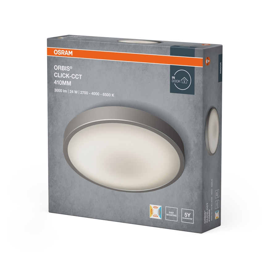 Osram - LED taklampa ORBIS LED/24W/230V 2700/4000/6500K Ø 41 cm mattkrom