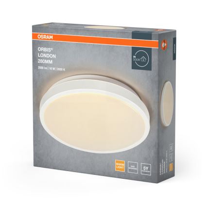 Osram - LED-taklampa ORBIS LONDON LED/16W/230V Ø 28 cm vit