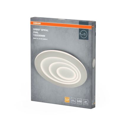 Osram - LED-taklampa ORBIS SPIRAL LED/63W/230V vit