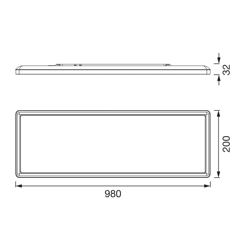 Osram - LED-takarmatur PLANON EASYFIX LED/30W/230V 2800/4000/6000K IP54 vit