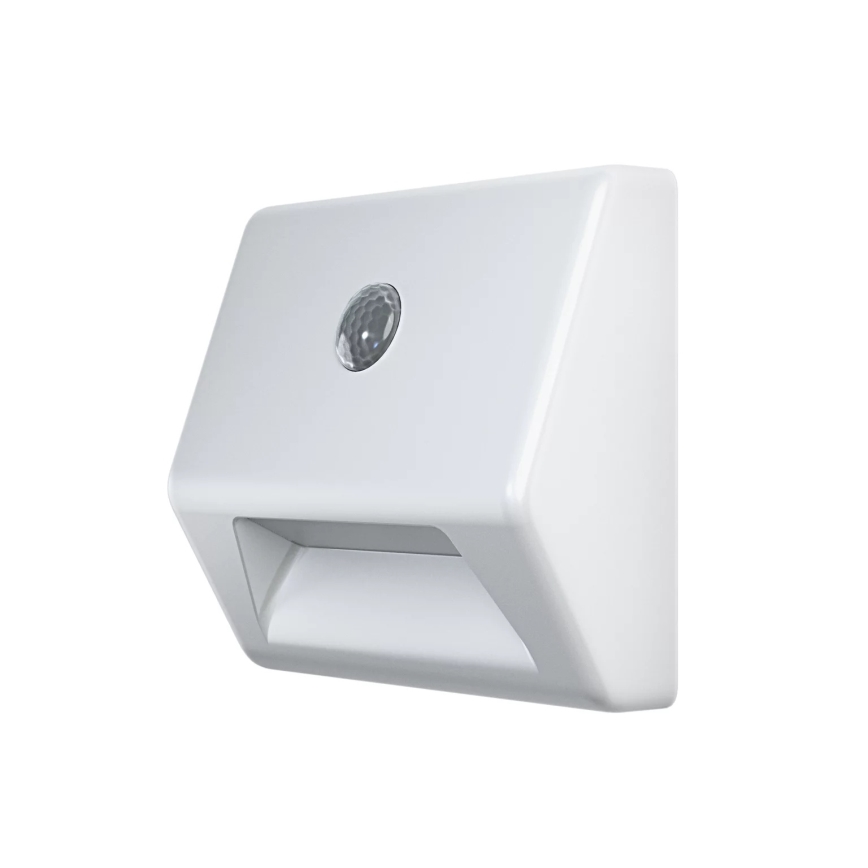 Osram - LED trappbelysning med sensor NIGHTLUX LED/0,25W/3xAAA IP54 vit