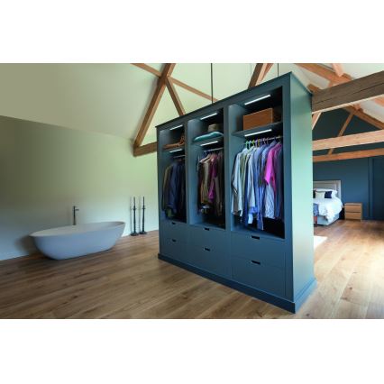 Osram - Undermonterad LED-armatur med rörelse- och skymningssensor MOBILE LED/1W/5V 500 mAh 20 cm vit