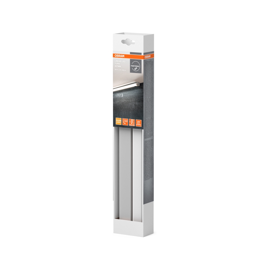 Osram - LED underskåpsarmatur LINEAR LED/6W/230V 3000K 35,7 cm silver