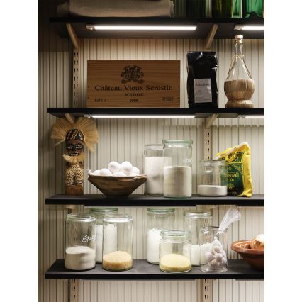 Osram - LED-underbyggnadsarmatur med rörelse- och skymningssensor LINEAR LED/4W/3,7V 1500 mAh 3000/4000/6500K 60 cm grå