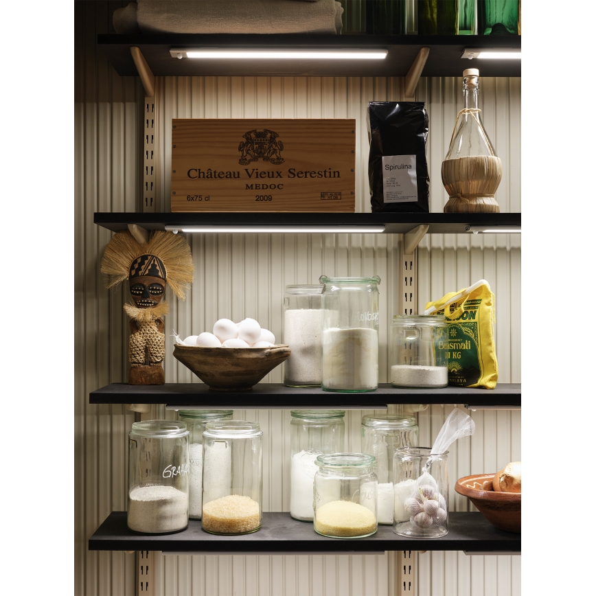 Osram - LED-underbyggnadsarmatur med rörelse- och skymningssensor LINEAR LED/4W/3,7V 1500 mAh 3000/4000/6500K 60 cm grå