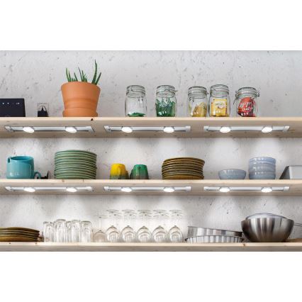 Osram - Dimbart LED-underskåpsarmatur med rörelsesensor LINEAR MAGNET LED/7W/230V 4000K 40 cm vit