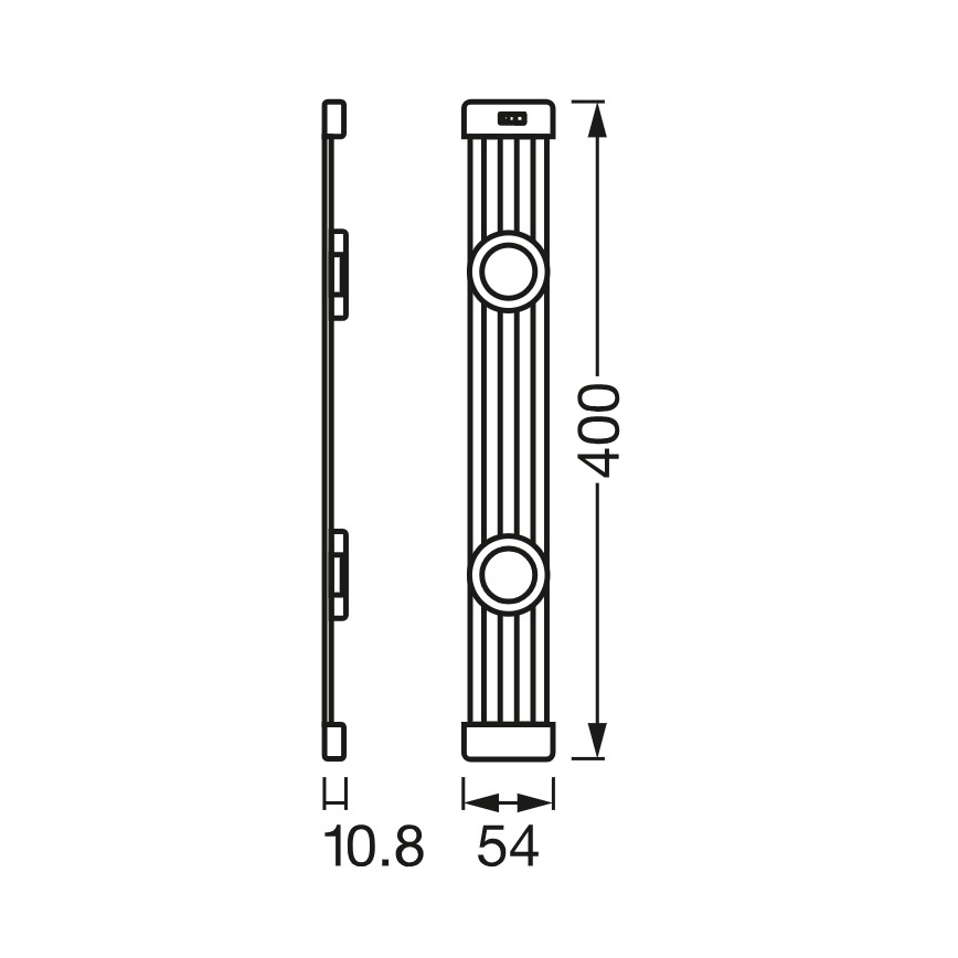 Osram - Dimbart LED-underskåpsarmatur med rörelsesensor LINEAR MAGNET LED/7W/230V 4000K 40 cm vit