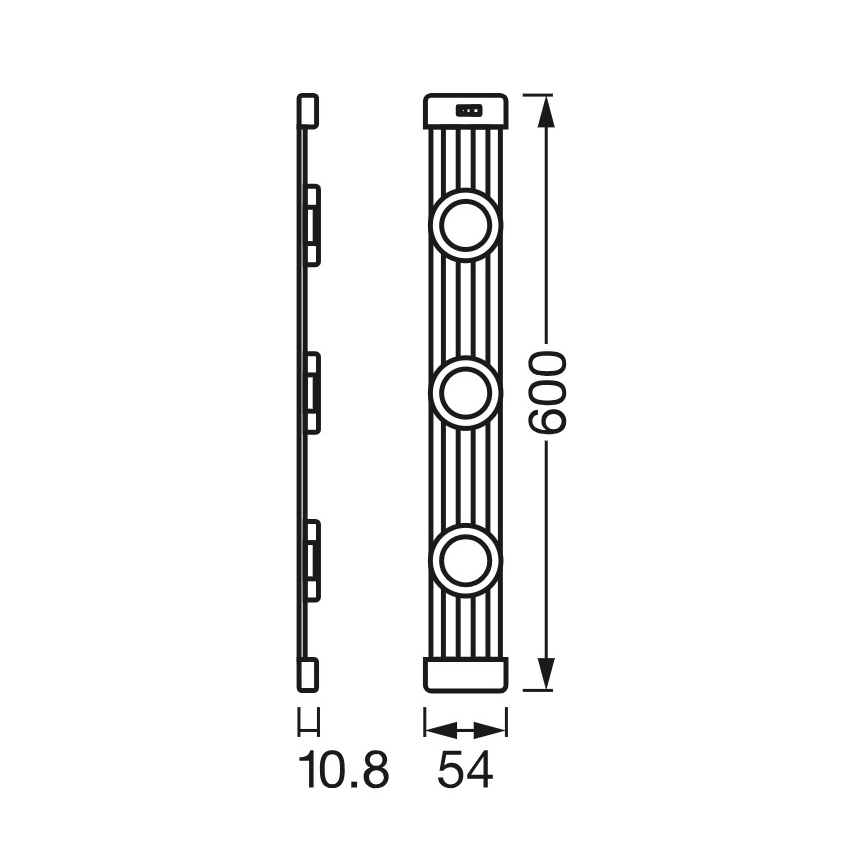 Osram - Dimmbar LED-underskåpsarmatur med rörelsesensor LINEAR MAGNET LED/9,5W/230V 4000K 60 cm vit
