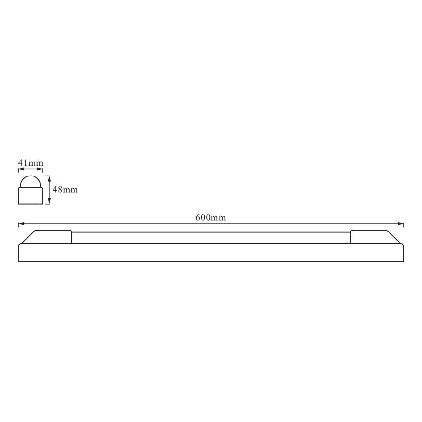 Osram - LED-underskåpsarmatur POWER BATTEN LED/12W/230V 3000K 60 cm vit